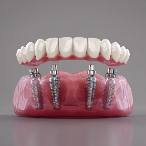 Implantace All-on-4: Vraťte svému úsměvu jistotu a funkci